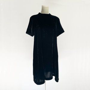 & Other Stories Velvet Babydoll Dress
